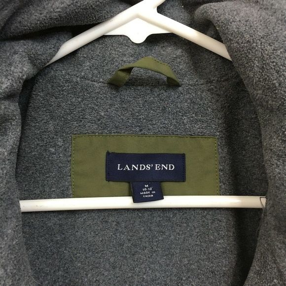 Lands End WindCheck Parka Fleece Lined Winter Coat - Picture 3 of 5
